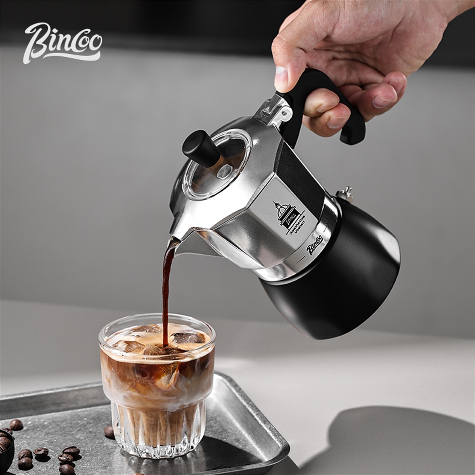 Coffee Equipment Machine - BINCOO Pote Moka de Válvula Dupla,