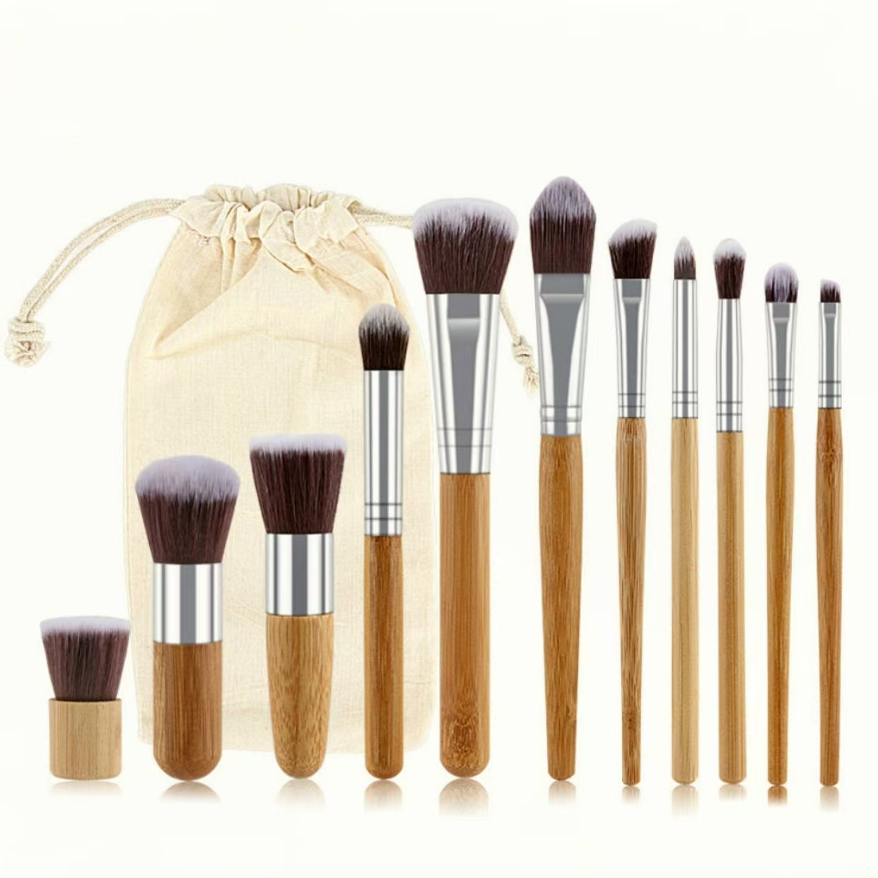 Group Head Brush - 11 peças pincéis de maquiagem com