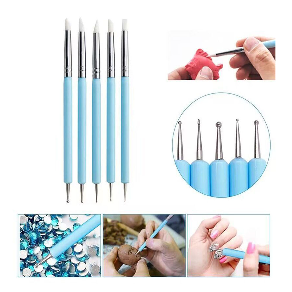 5 pçs/set cabeça de silicone d - Group Head Brush avaliação e preço