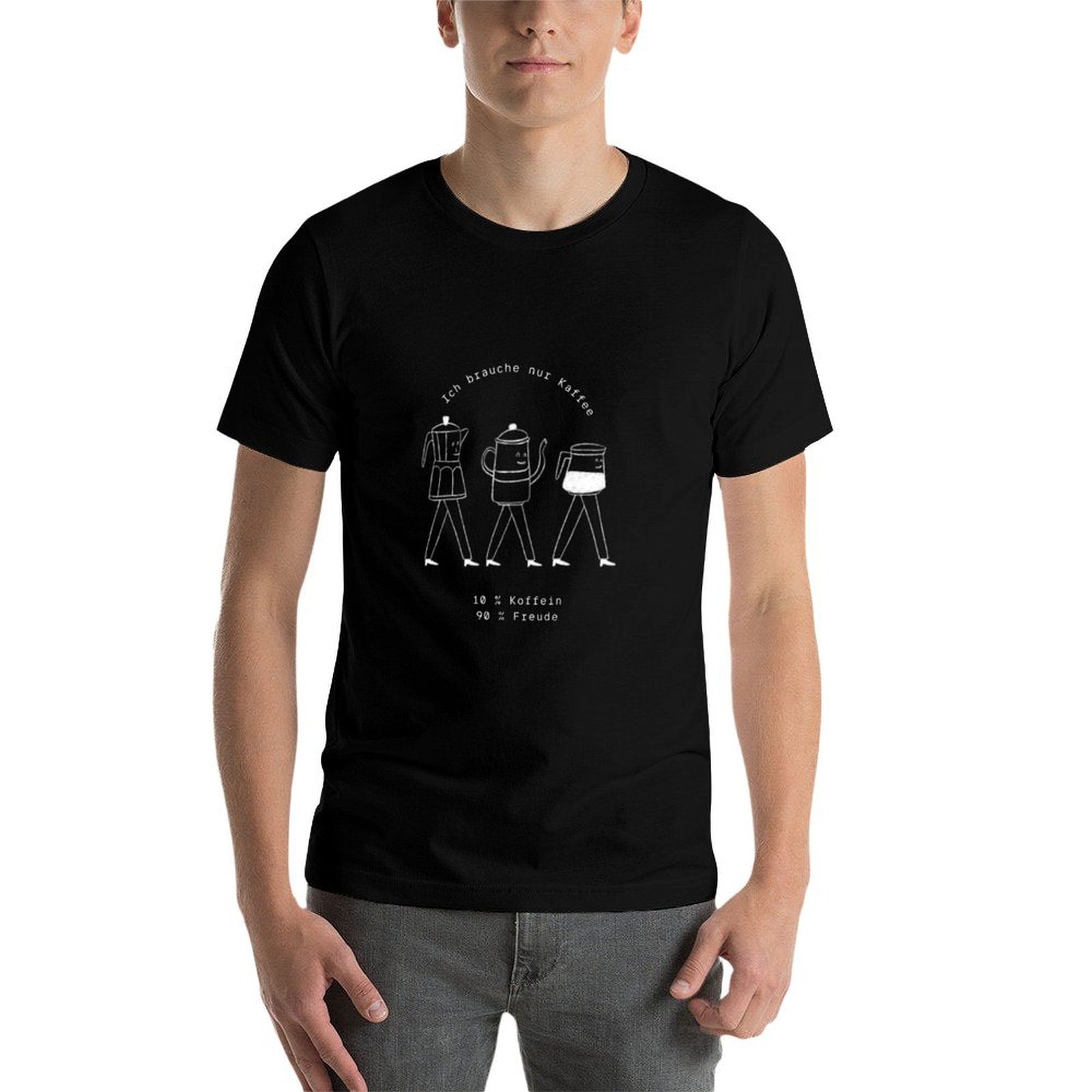 Camiseta com ilustração de equ - Coffee Equipment In China avaliação e preço