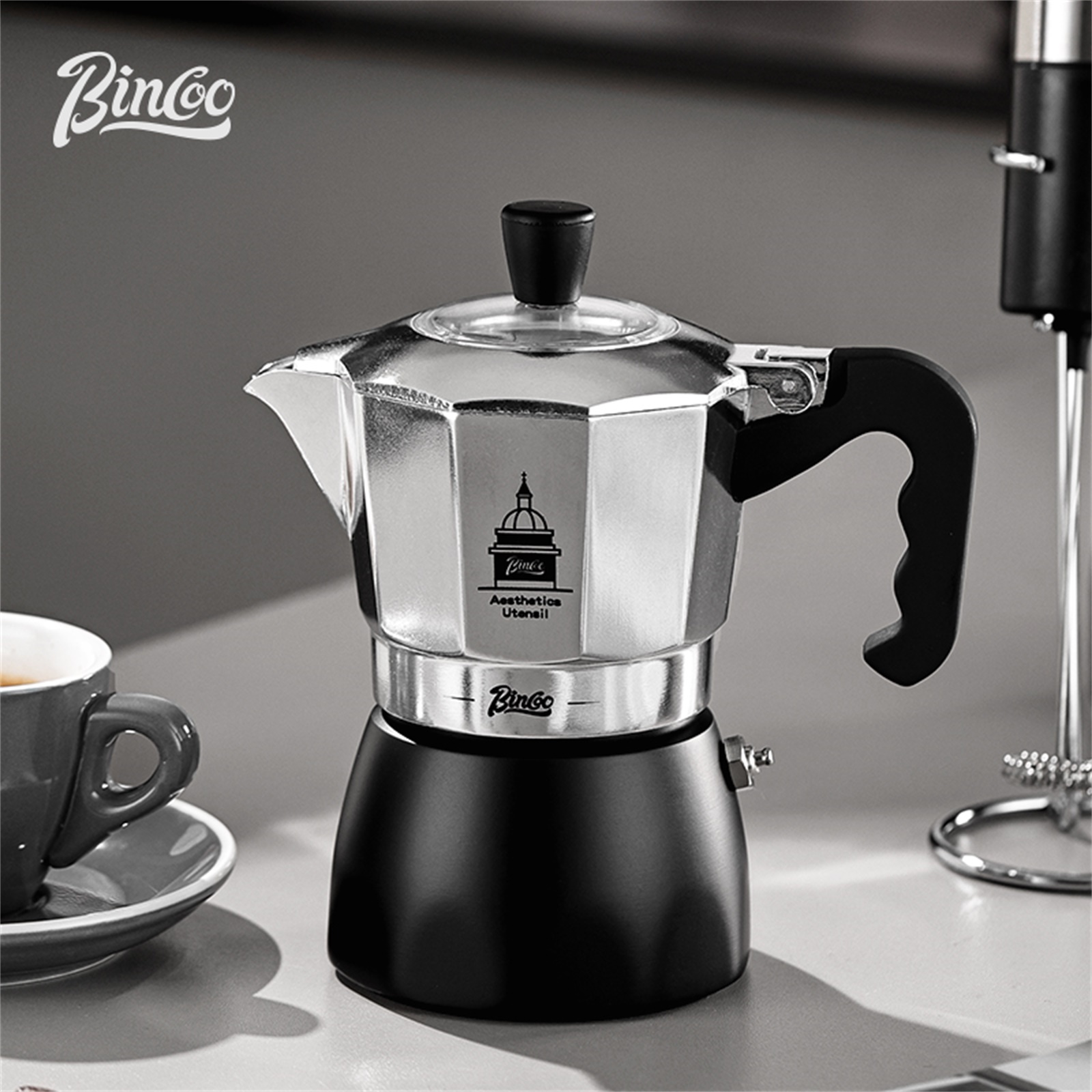 BINCOO Pote Moka de Válvula Du - Coffee Equipment Machine avaliação e preço