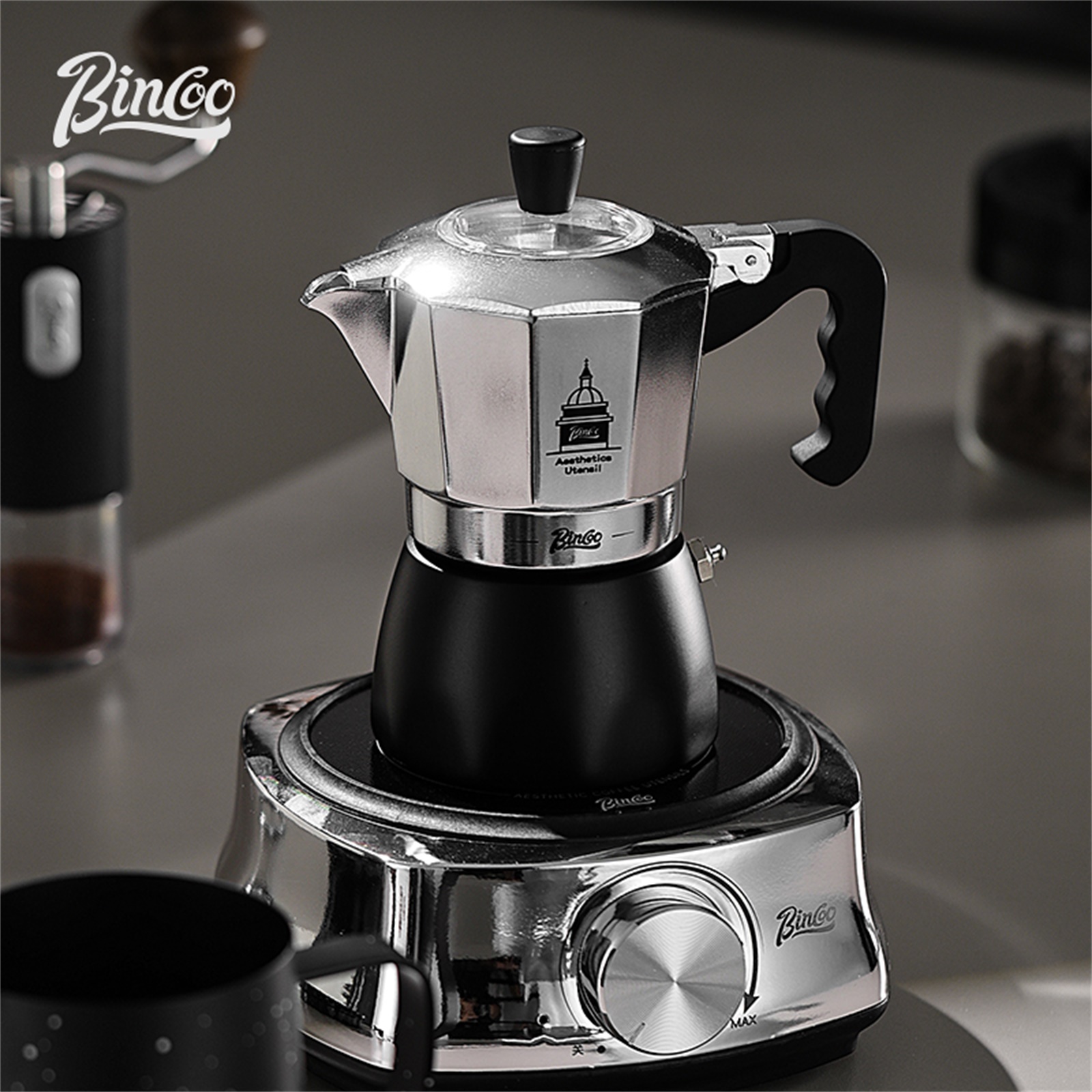 BINCOO Pote Moka de Válvula Du - Coffee Equipment Machine avaliação e preço