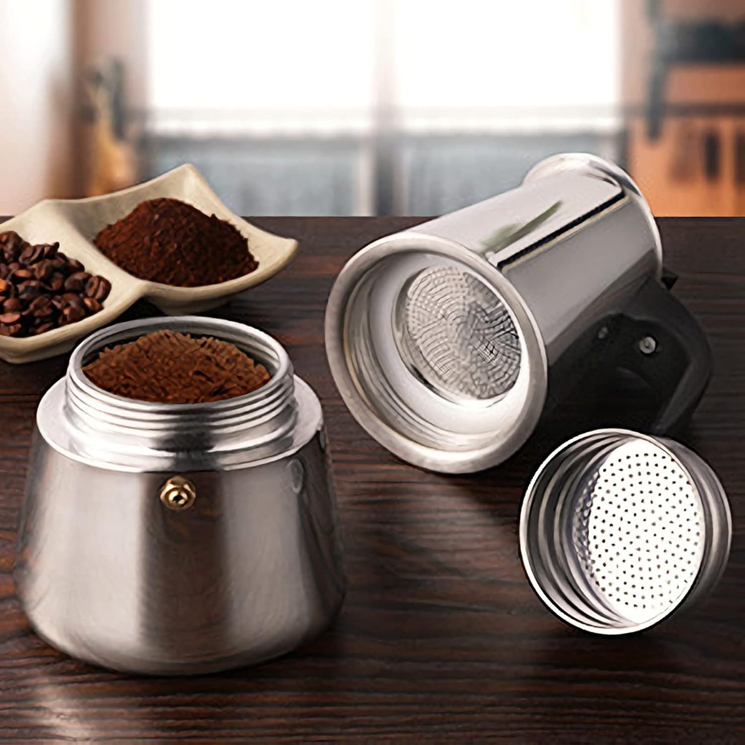 4/6/9 Xícaras Moka Pot Caffe M - Coffee Equipment Machine avaliação e preço