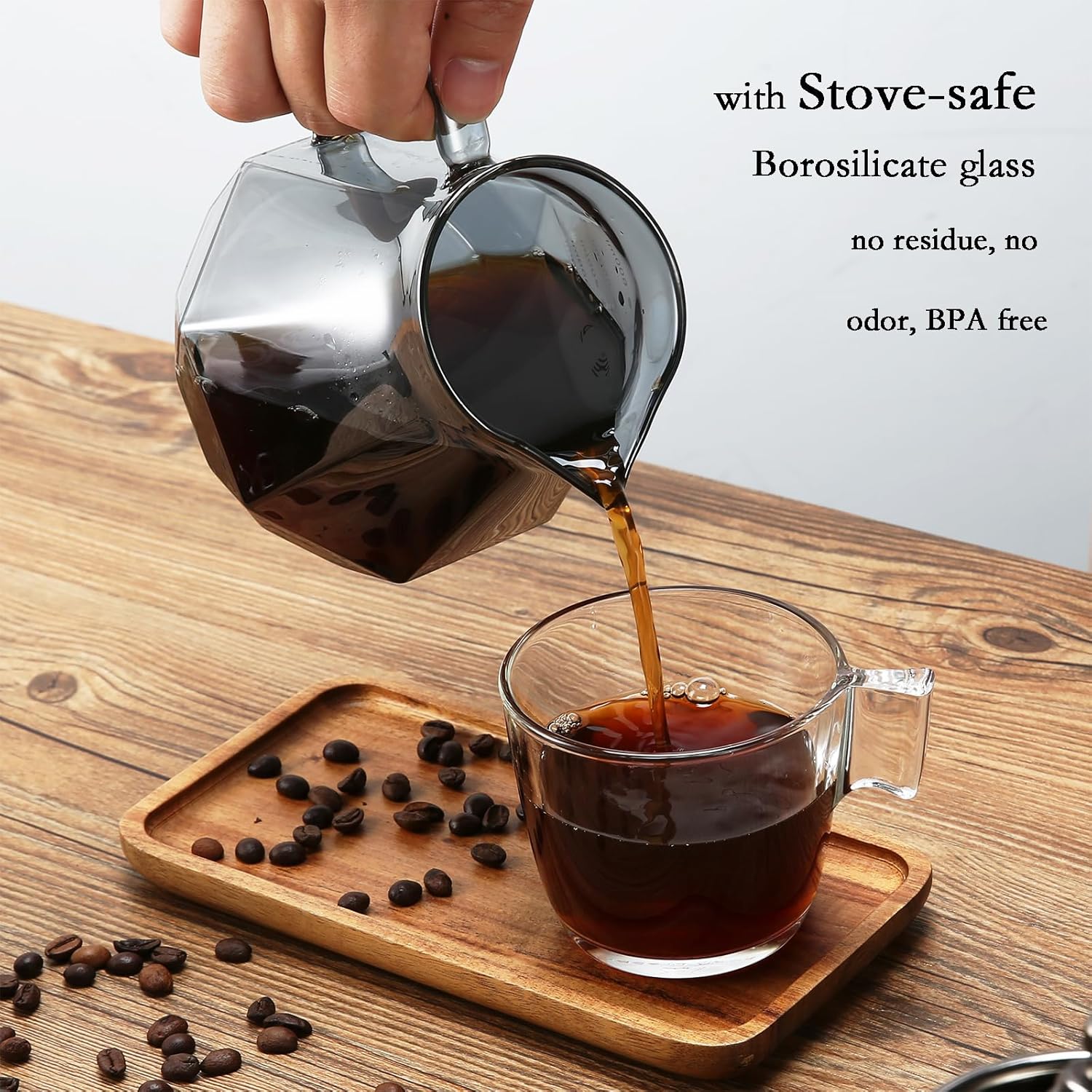 Jarra de Vidro Magpie para Caf - Coffee Equipment Machine avaliação e preço